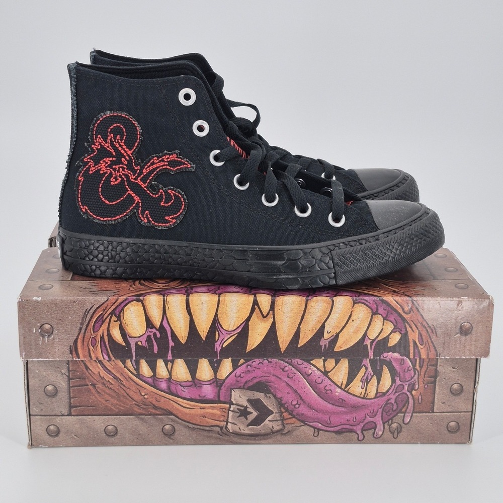 Converse X Dungeons & Dragons Chuck Taylor All Star Hi Womens Size 8 A09886C NIB - Picture 6 of 13
